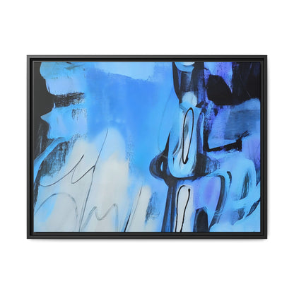 Tableau Graphic Bora Bora "Série Sign Collections" / Toile encadrée sur caisse américaine