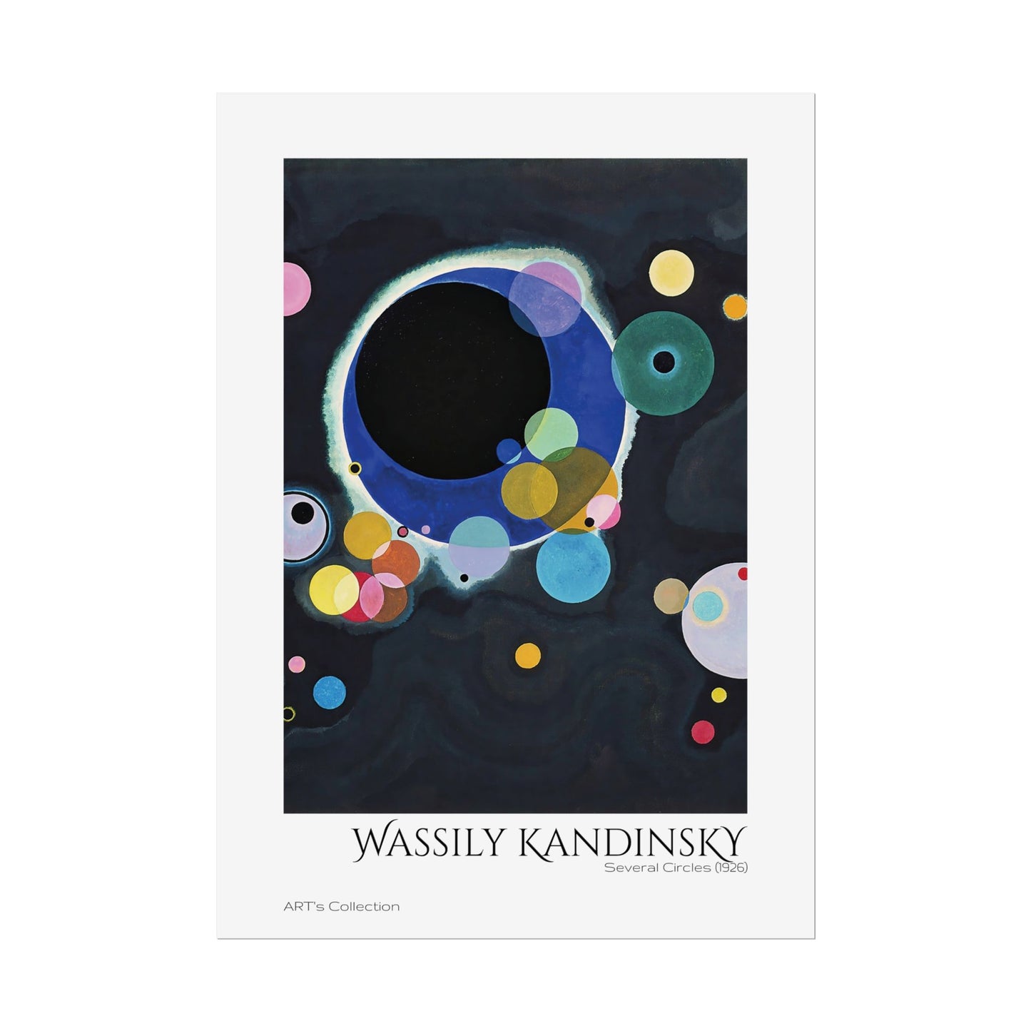 Several Circles (1926) by Wassily Kandinsky / Affiche imprimée - Série ART's Collection