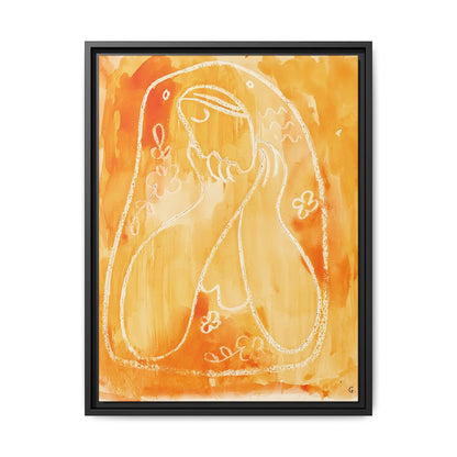 Thoughtful (1937-1938) by Mikulás Galanda / Toile encadrée sur caisse américaine
