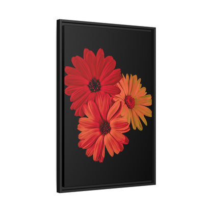 Collection Signature "FLORAL Numéro 1" sur Toile encadrée avec caisse américaine