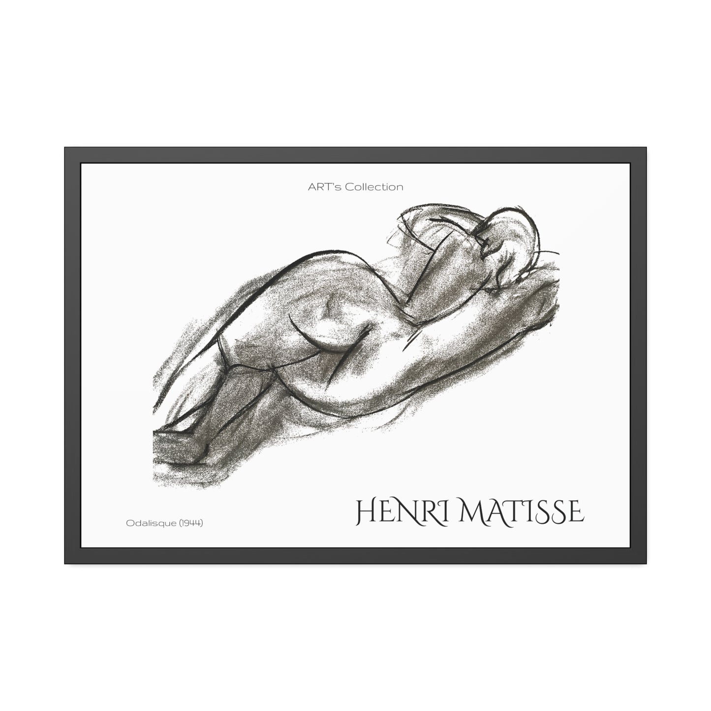 Odalisque (1944) by Henry Matisse  / Affiche Encadrée série ART's Collection