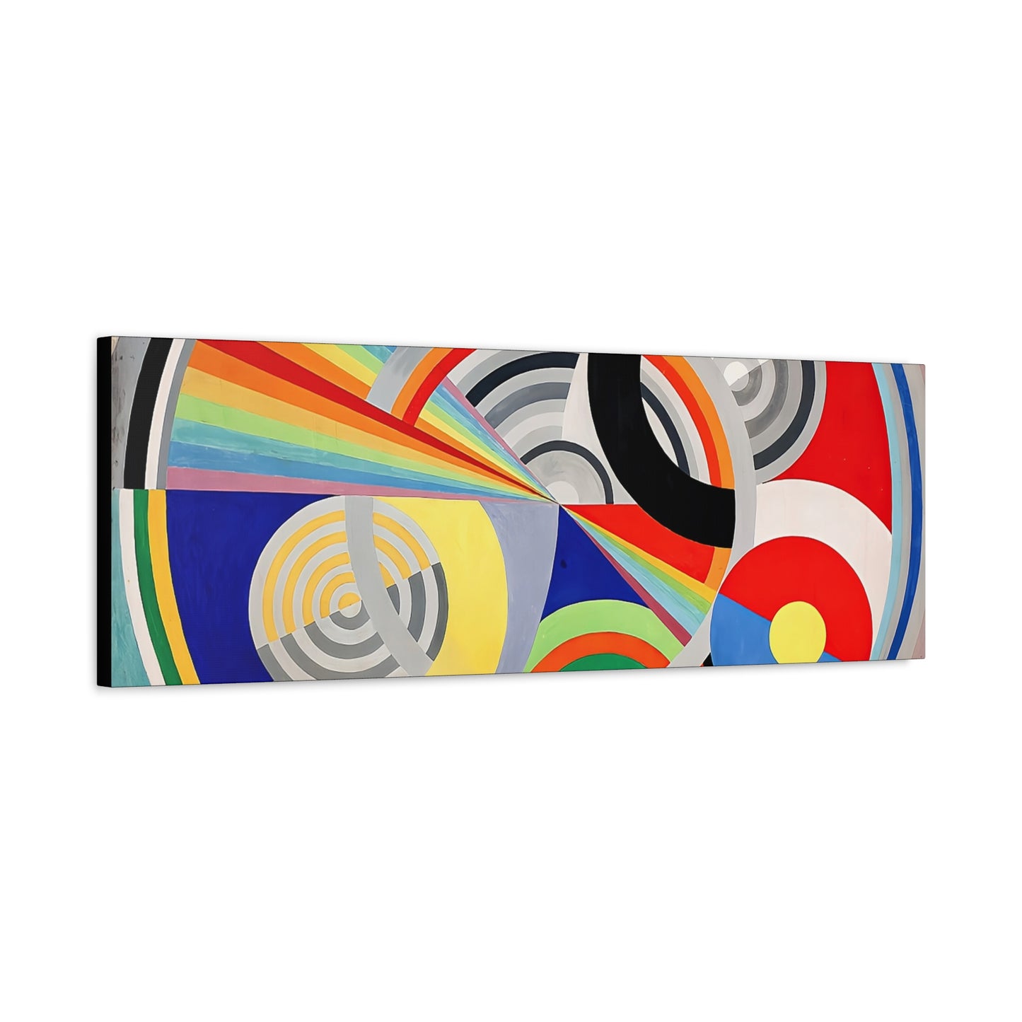 Rythme numéro 1 (1938) by Robert Delaunay / Reproduction Fine Art sur Toile / Large Epaisseur 3.2 cm - 1.25 inch