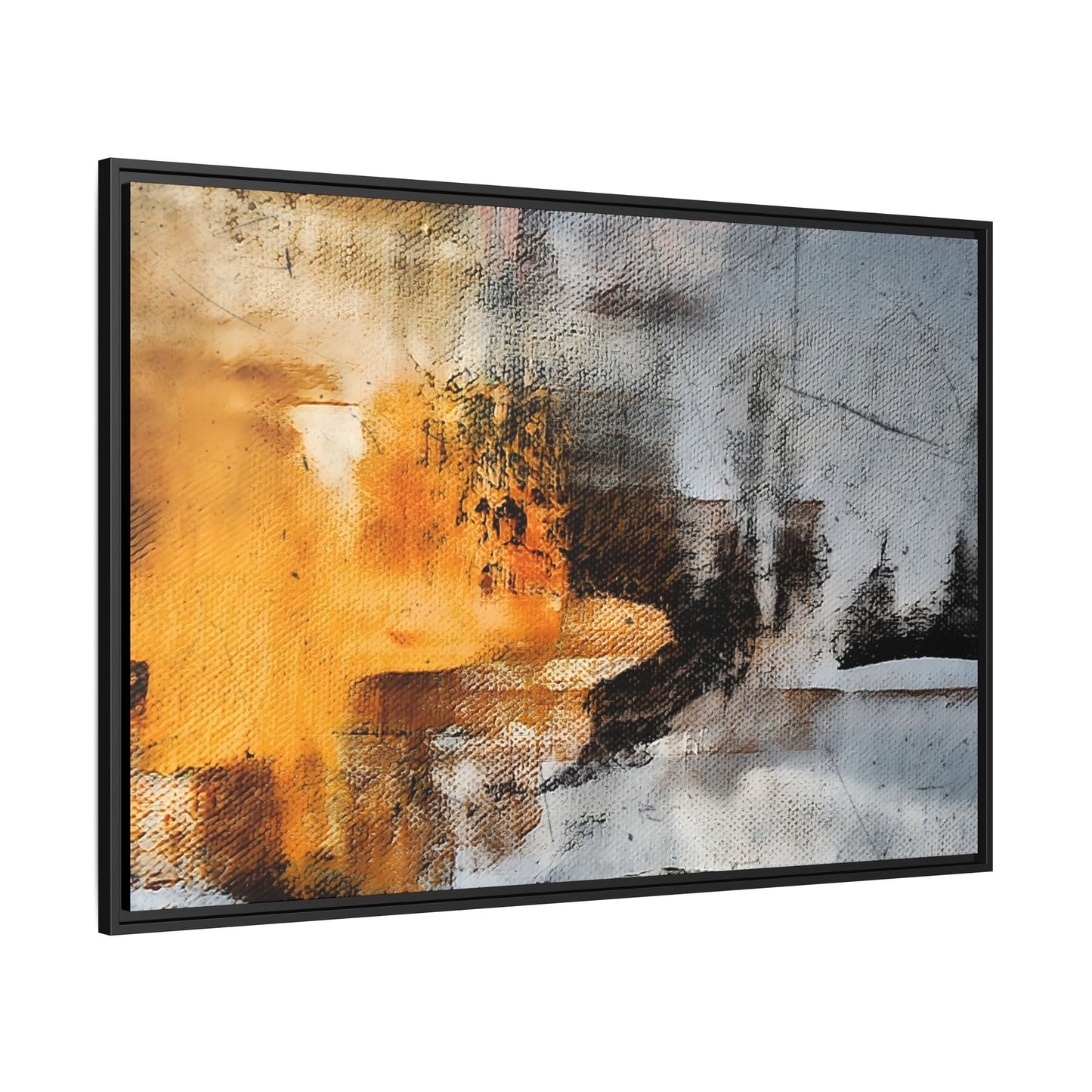 Tableau Graphic Ceylan "Série Sign Collections" / Toile encadrée sur caisse américaine
