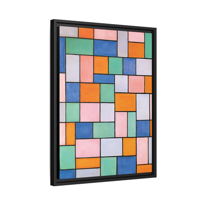 Composition in dissonances (1919) by Theo van Doesburg  / Toile encadrée sur caisse américaine