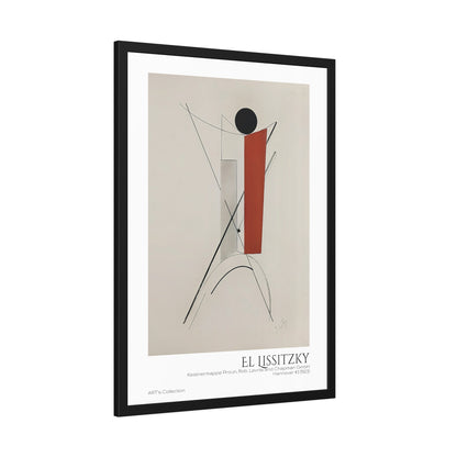 Kestnermappe Proun, Rob. Levnis and Chapman GmbH Hannover #3 (1923) El Lissitzky  by El Lissitzky / Affiche Encadrée série ART's Collection