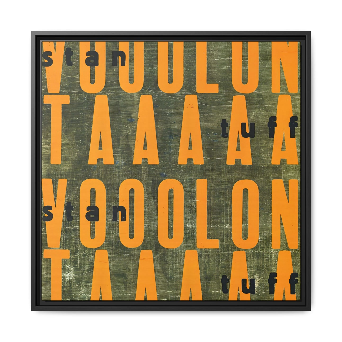 Parole in liberta - futuriste olfattive tattili-termiche Pl. 10 (1932) by Filippo Tommaso / Toile encadrée sur caisse américaine