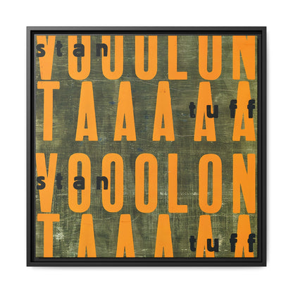 Parole in liberta - futuriste olfattive tattili-termiche Pl. 10 (1932) by Filippo Tommaso / Toile encadrée sur caisse américaine