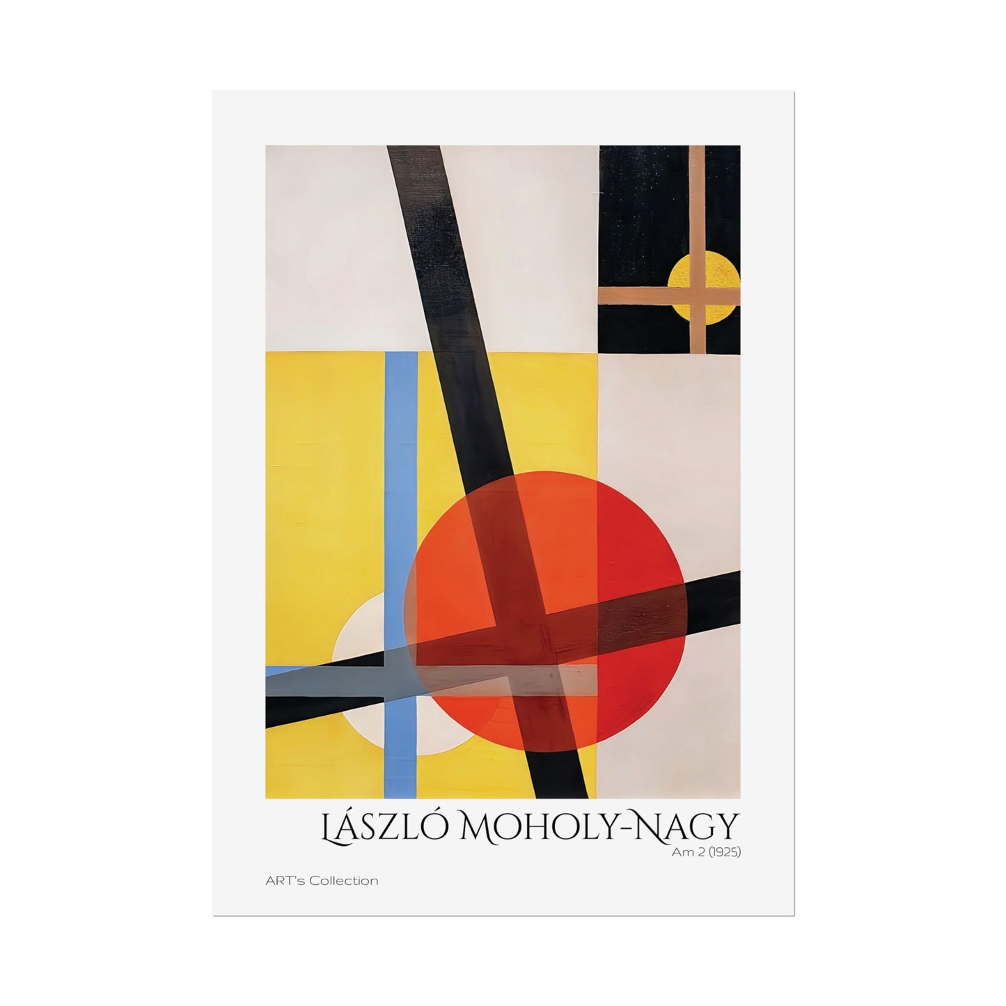 Am 2 (1925) by László Moholy-Nagy / Affiche imprimée - Série ART's Collection