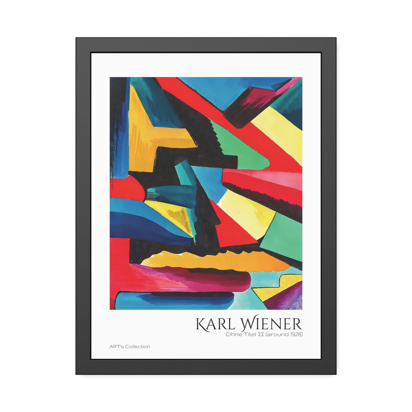 Ohne Titel II (around 1928) by Karl Wiener / Affiche Encadrée série ART's Collection