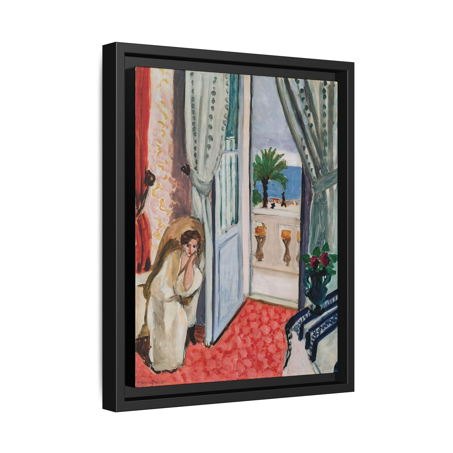 Intérieur à Nice (1919) by Henri Matisse / Toile encadrée sur caisse américaine