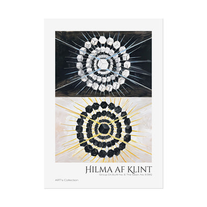 Group IX,SUW No. 8, The Swan (1915) by Hilma af Klint  / Affiche imprimée - Série ART's Collection