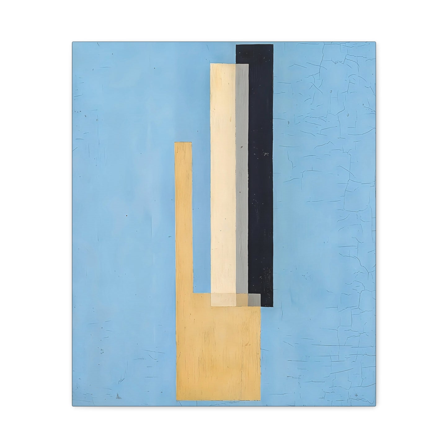 Konstruktion (circa 1920-1922) by László Moholy-Nagy  / Reproduction Fine Art sur Toile /  Epaisseur 3.2 cm - 1.25 inch