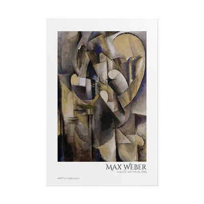 Interior with Music (1915) by Max Weber / Affiche imprimée - Série ART's Collection