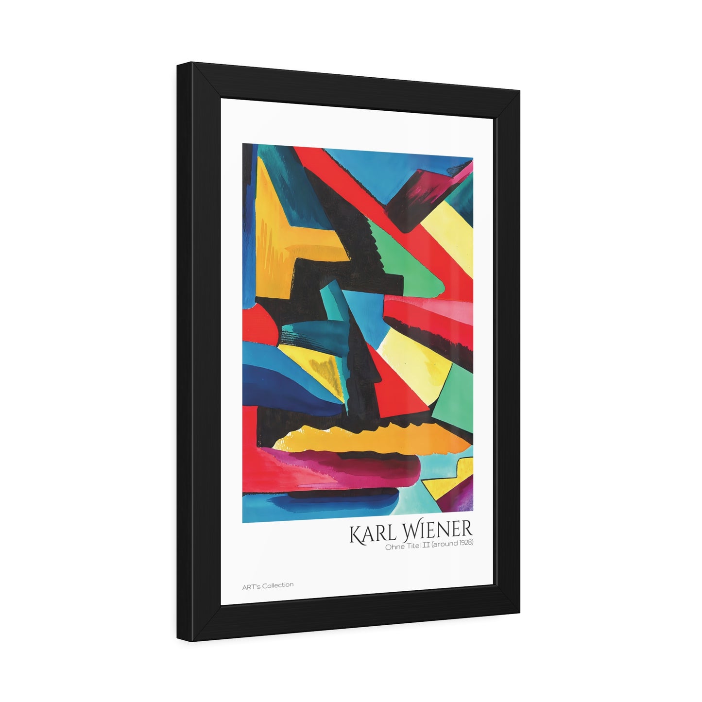 Ohne Titel II (around 1928) by Karl Wiener / Affiche Encadrée série ART's Collection