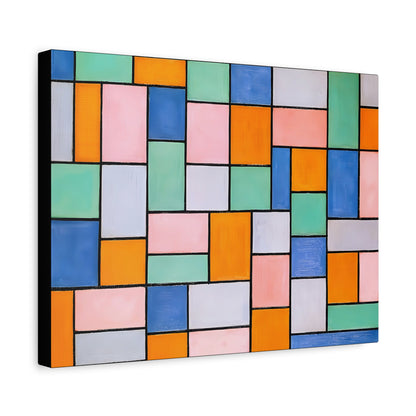 Composition in dissonances (1919) by Theo van Doesburg  / Reproduction Fine Art sur Toile / Epaisseur 3.2 cm - 1.25 inch