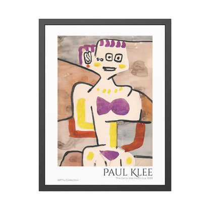 The Girl in the North (ca. 1939)  by Paul Klee / Affiche Encadrée série ART's Collection