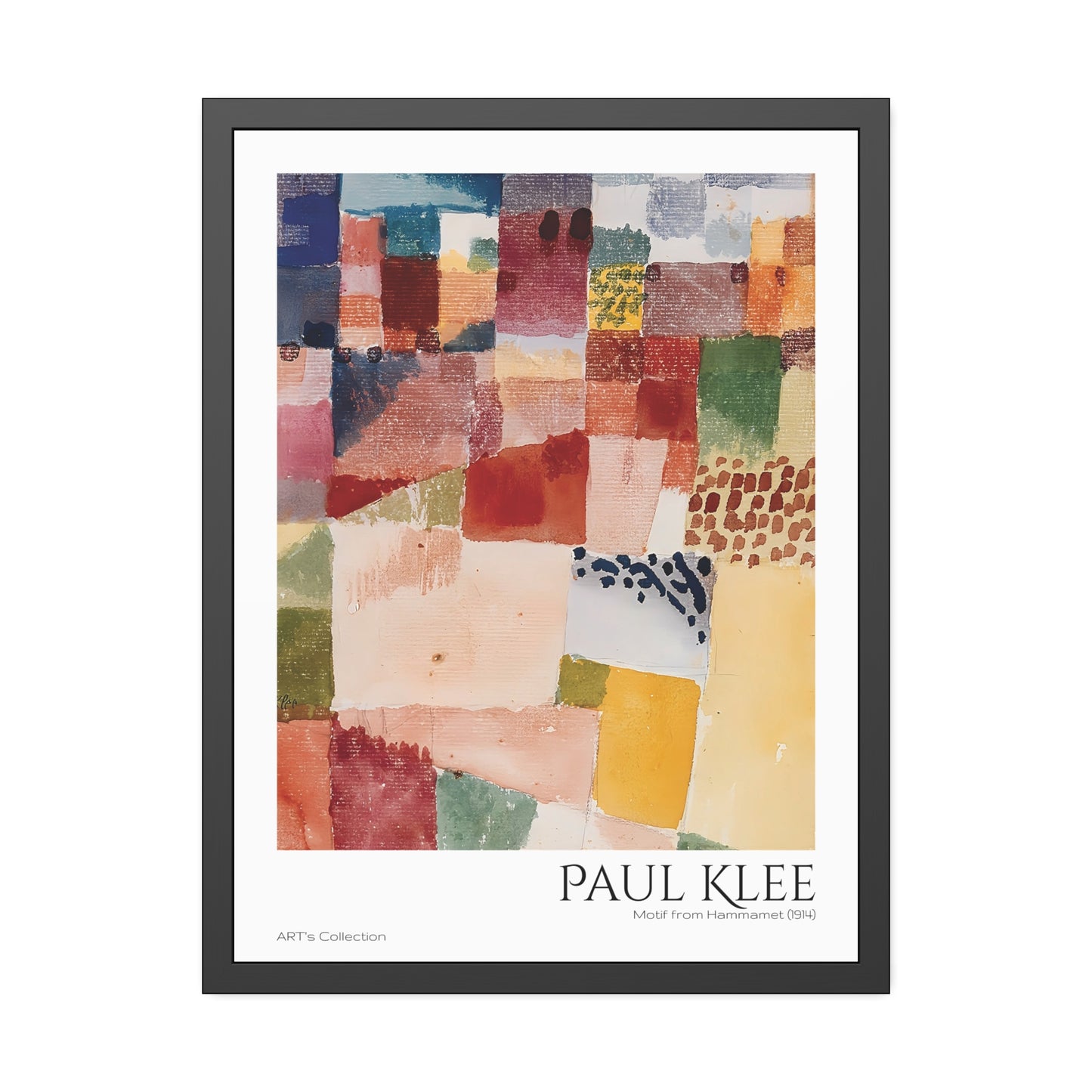 Motif from Hammamet (1914) by Paul Klee / Affiche Encadrée série ART's Collection