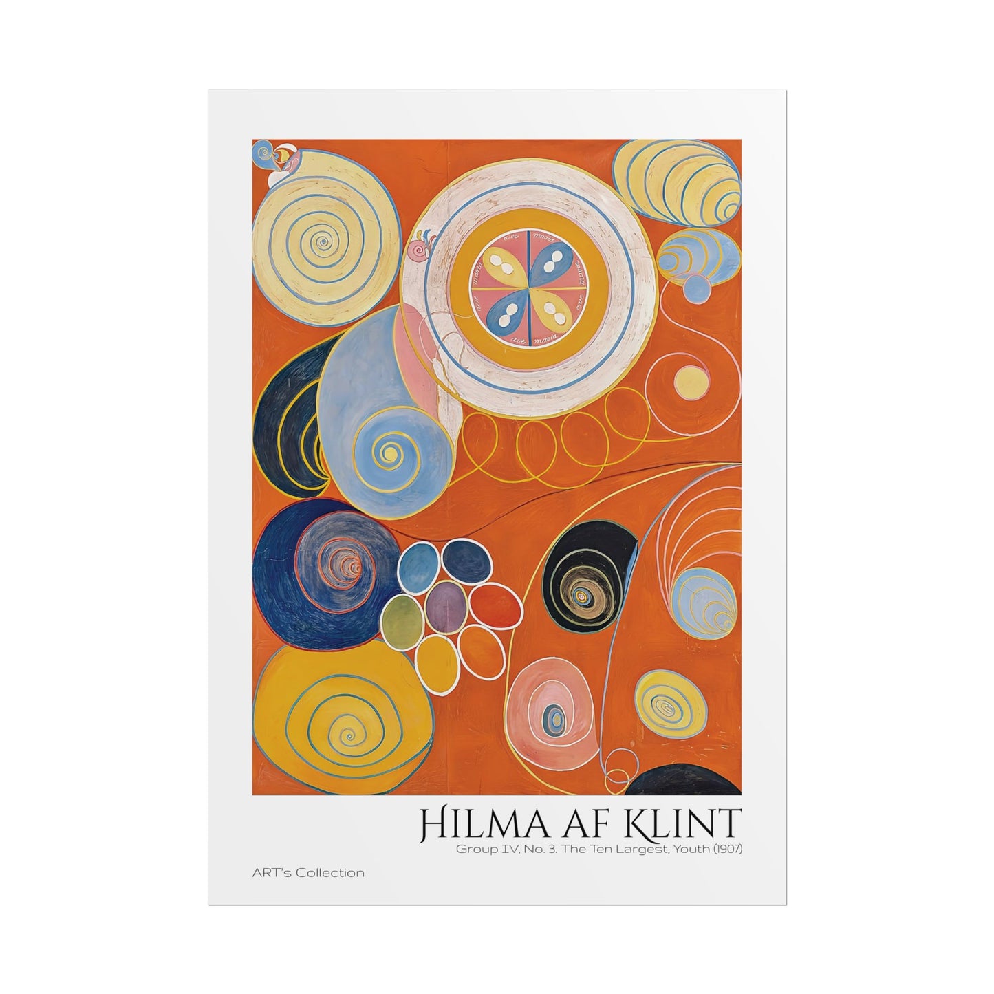 Group IV, No. 3. The Ten Largest, Youth (1907) by Hilma af Klint  / Affiche imprimée - Série ART's Collection