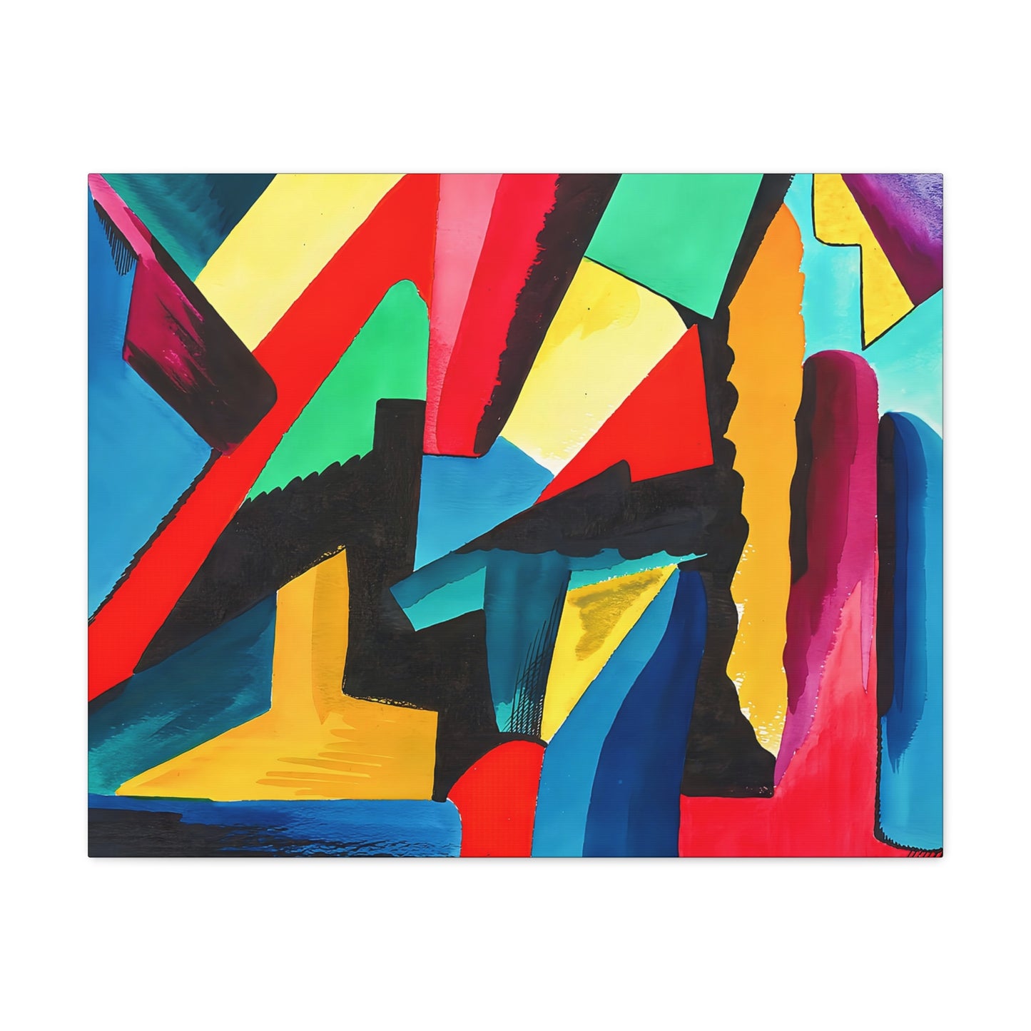 Ohne Titel II (around 1928) by Karl Wiener / Reproduction Fine Art sur Toile / Flanc Large Epaisseur 3.2 cm - 1.25 inch