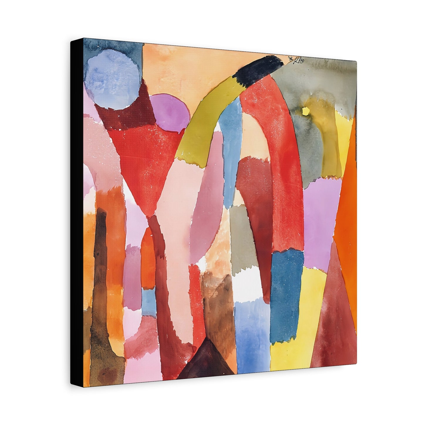 Movement of Vaulted Chambers (1915) by Paul Klee   / Reproduction Fine Art sur Toile / Epaisseur 3,2cm - 1'25 po