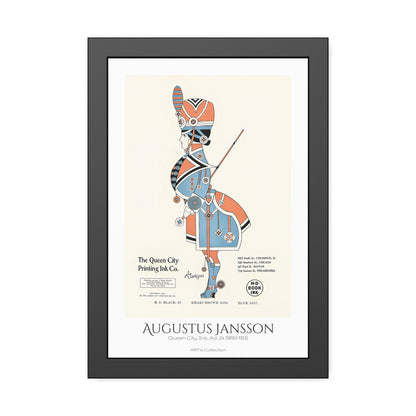 Queen City Ink, Ad. 24 (1890-1913) by Augustus Jansson  / Affiche Encadrée série ART's Collection