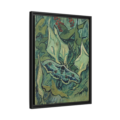 Emperor moth (1889) by Vincent van Gogh / Toile encadrée sur caisse américaine