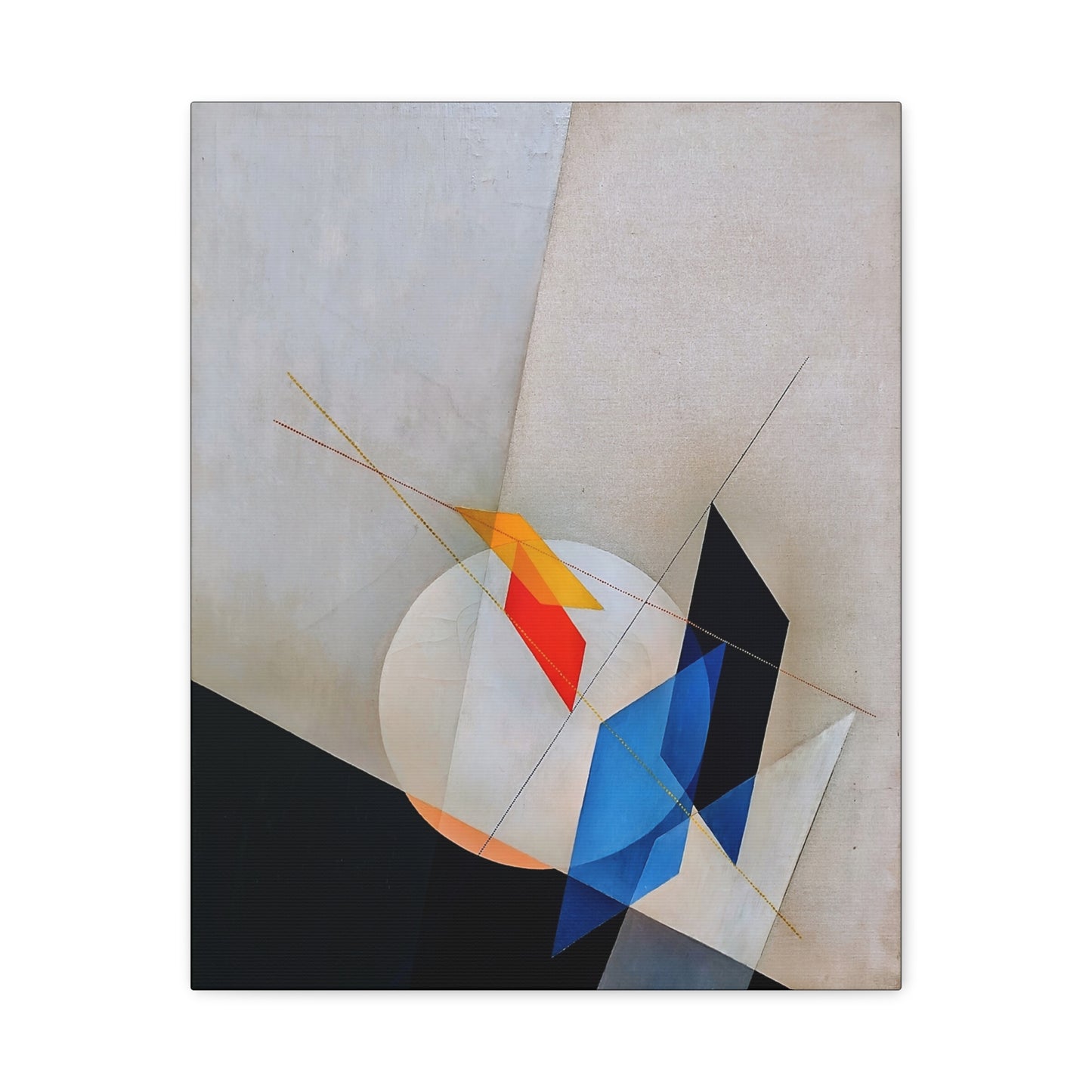 A 18 (1927) by László Moholy-Nagy  / Reproduction Fine Art sur Toile /  Epaisseur 3.2 cm - 1.25 inch