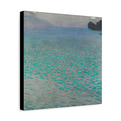 Attersee (1900) by Gustav Klimt / Reproduction Fine Art sur Toile / Flanc Large Epaisseur 3.2 cm - 1.25 inch