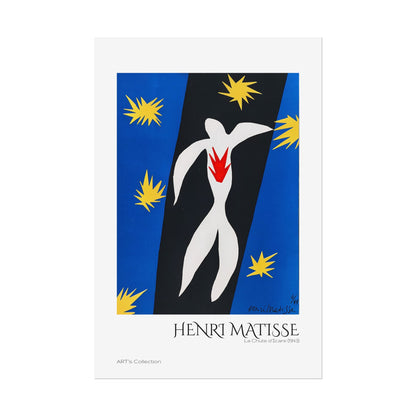 La Chute d'Icare (1943) by Henri Matisse / Affiche imprimée - Série ART's Collection