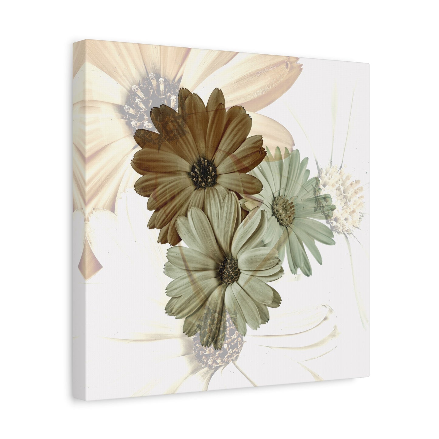 Collection Signature "FLORAL Numéro 12" sur Toile Fine Art sur Toile / Epaisseur 3,2cm - 1'25 po