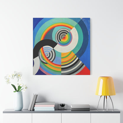 Rythme numéro 3 (1938) by Robert Delaunay / Reproduction Fine Art sur Toile / Epaisseur 3,2cm - 1'25 po