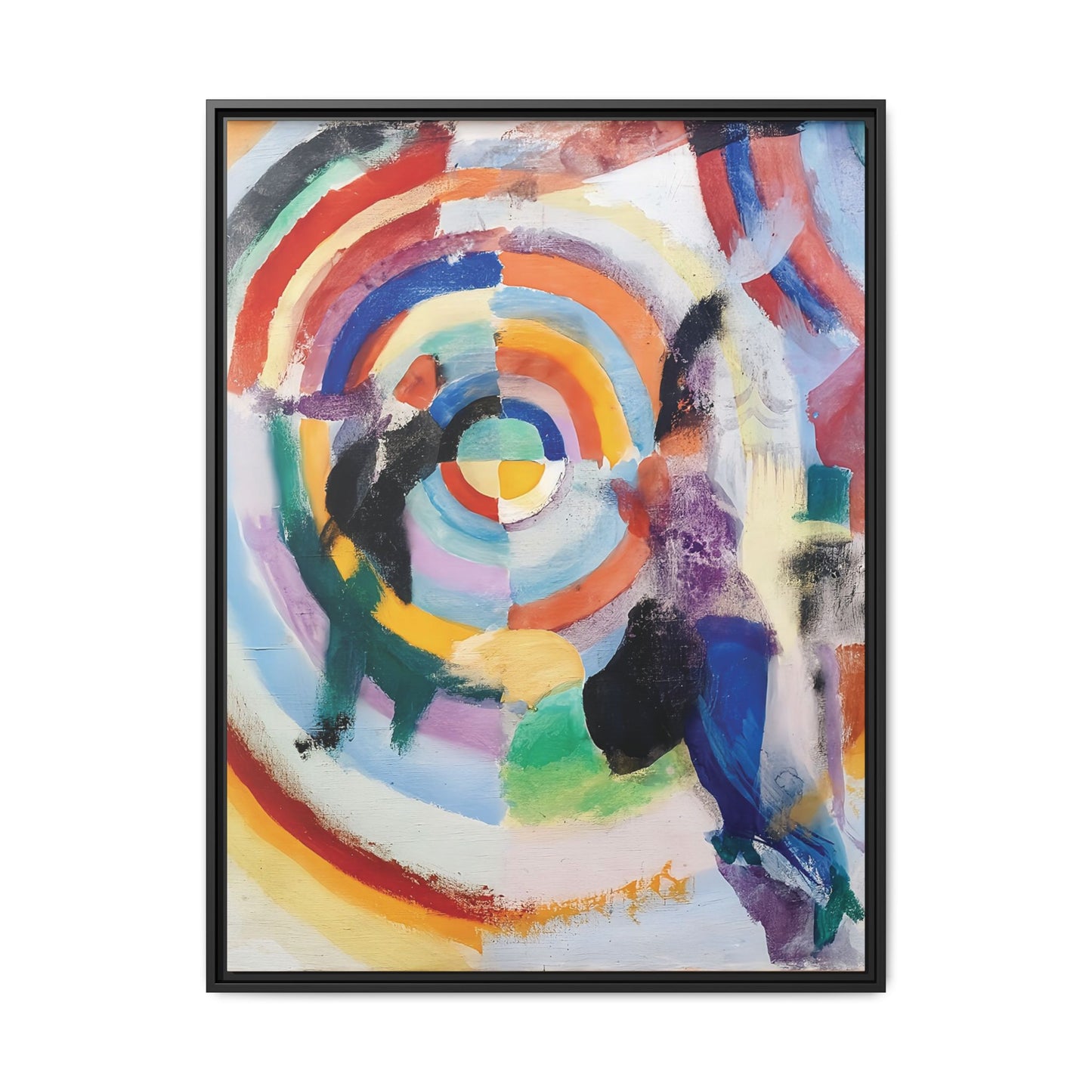 Crimes of Passion (1914)  by Robert Delaunay  / Toile encadrée sur caisse américaine