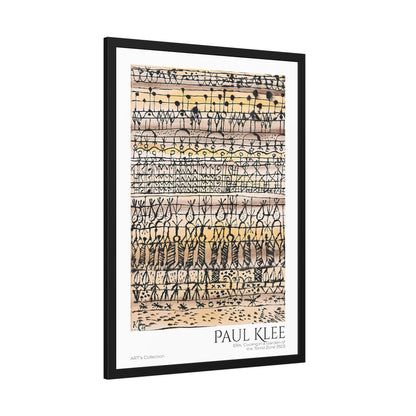 ERA. Cooling in a Garden of the Torrid Zone (1923) by Paul Klee / Affiche Encadrée série ART's Collection