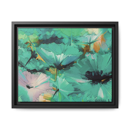 Tableau Floral Mers du Sud "Série Sign Collections" / Toile encadrée sur caisse américaine