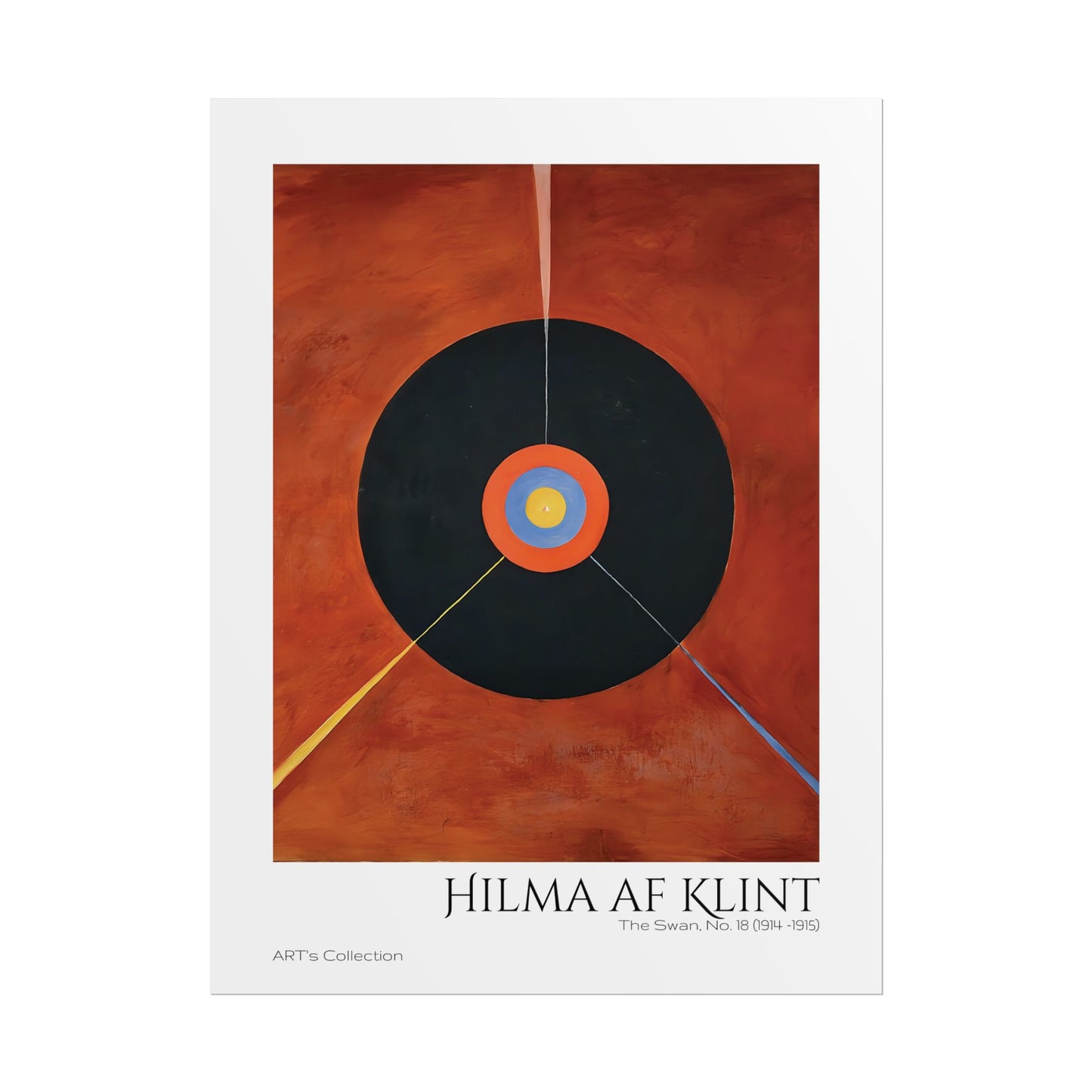 The Swan, No. 18 (1914 -1915) by Hilma af Klint  / Affiche imprimée - Série ART's Collection