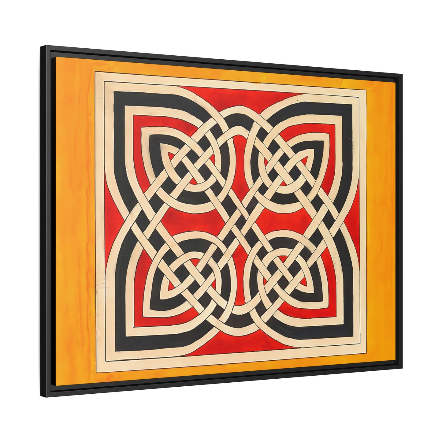Celtic Ornament (ca 1900) by Elizabeth A. Nedwill / Toile encadrée sur caisse américaine