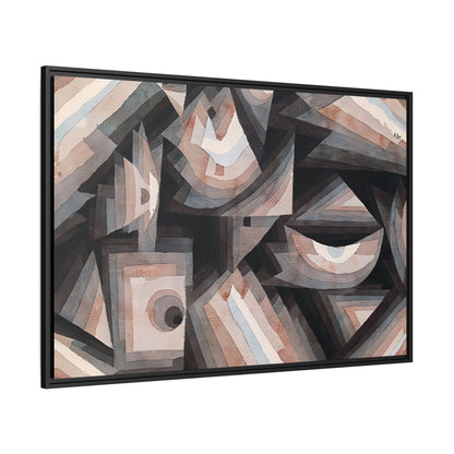 Crystal gradation (1922) by Paul Klee / Toile encadrée sur caisse américaine