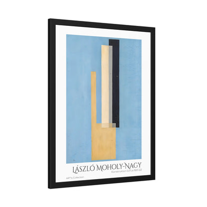 Konstruktion (circa 1920-22) by László Moholy-Nagy  / Affiche Encadrée série ART's Collection