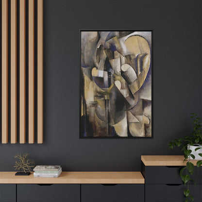 Interior with Music (1915) by Max Weber  / Toile encadrée sur caisse américaine