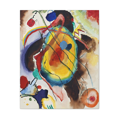 Entwurf zu einem Wandbild für Edwin R. Campbell (1914)  by Wassily Kandinsky / Reproduction Fine Art sur Toile / Epaisseur 3,2cm - 1'25 po