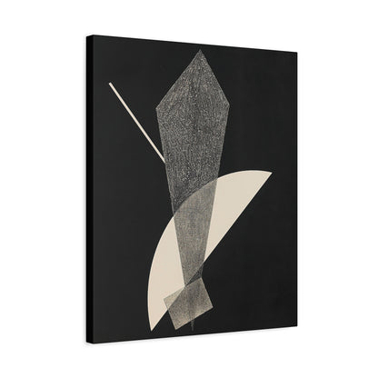 Konstruktion V (1923) by László Moholy-Nagy  / Reproduction Fine Art sur Toile /  Epaisseur 3.2 cm - 1.25 inch