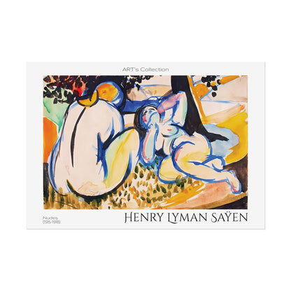 Nudes (1915-1918) by Henry Lyman Saÿen / Affiche imprimée - Série ART's Collection
