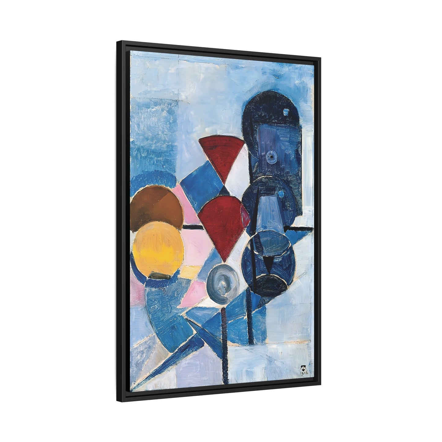 Composition II Still Life 1916 by Theo van Doesburg  / Toile encadrée sur caisse américaine