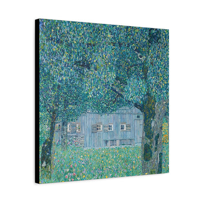 Bauernhaus in Buchberg (1911)  by Gustav Klimt / Reproduction Fine Art sur Toile / Flanc Large Epaisseur 3.2 cm - 1.25 inch