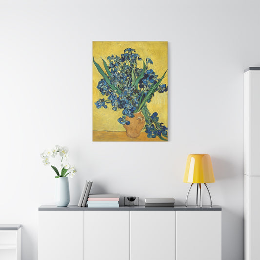 Irises (1890) by Vincent van Gogh  / Reproduction Fine Art sur Toile / Epaisseur 3,2cm - 1'25 po