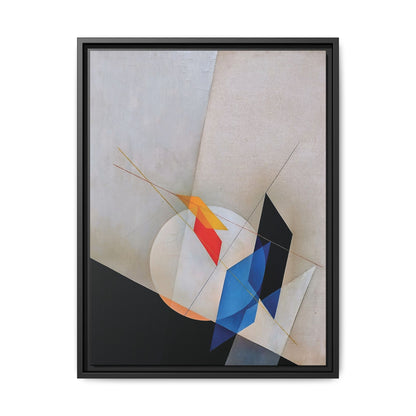 A 18 (1927) by László Moholy-Nagy  / Toile encadrée sur caisse américaine