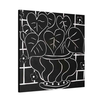 Corbeille de bégonias I (1938) by  Henri Matisse / Reproduction Fine Art sur Toile / Large Epaisseur 3.2 cm - 1.25 inch