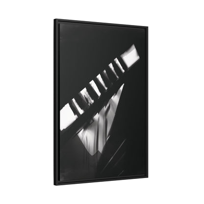 Fotogramm - between 1925 and 1928 by László Moholy-Nagy  / Toile encadrée sur caisse américaine