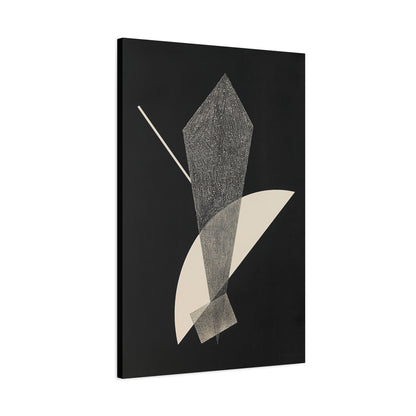 Konstruktion V (1923) by László Moholy-Nagy  / Reproduction Fine Art sur Toile /  Epaisseur 3.2 cm - 1.25 inch