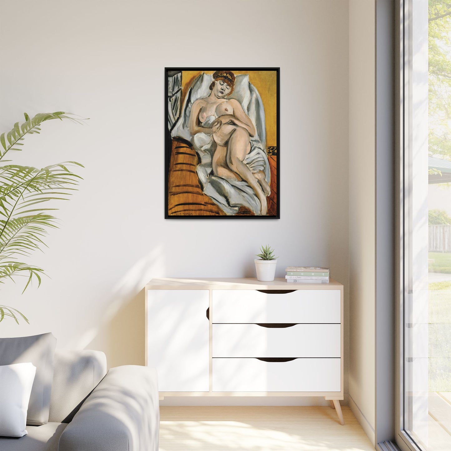 Femme nue (1915) by Henri Matisse / Toile encadrée sur caisse américaine